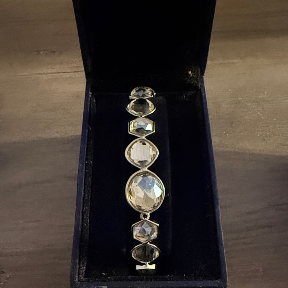Swarovski Clear Crystal Multi-Shape Bangle Bracelet